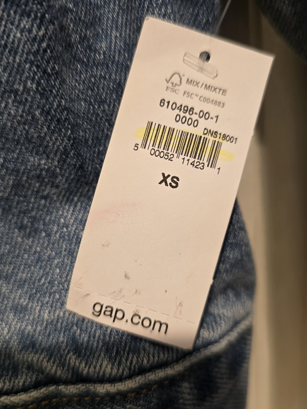 Gap Denim Sherpa Collar Jean Jacket Womens XS Oversized Light Wash Trucker - Picture 6 of 6